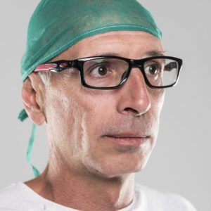 Gorro de cirujano verde con cintas, bolsa de 100 unidades