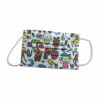 Mascarilla azul T.S.T quirúrgica alto riesgo con gomas para infantil