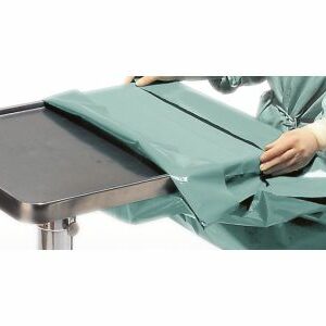 Funda de mesa mayo verde estéril 75x145 cm 20 g/m²
