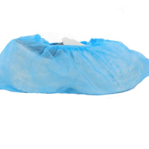 Calzas cubrezapatos azules desechables de tejido sin tejer, bolsa de 100 unidades, 35 gramos/m²
