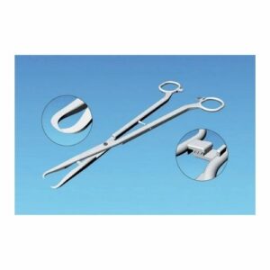 Pinza de cuello uterino tipo Pozzi instrumental ginecologico