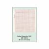 Rollo papel térmico 90mm x 35m rojo para desfibrilador GE Hellige Marquette modelo Responder 3000, referencia 0553007