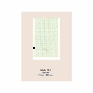Block papel térmico Schiller modelo Cardiovit AT-3 color verde 70mmx100mm 200 hojas