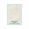 Block de papel térmico GE Healthcare modelo Cardiosmart/MAC 1200, ref 0553066, 210x295mm, caja 10 unidades, color rojo