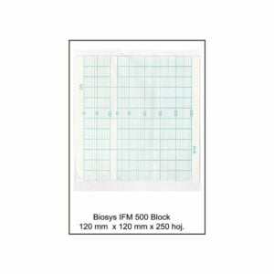 Rollo de papel térmico Bioset modelo NEC 6, medidas 296mm x 50mts, referencia 0553068