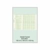 Block papel térmico HP modelo 8020A-8021A-8025A, color verde grid, medidas 152x100x150m, caja 20 unidades, ref 0553075