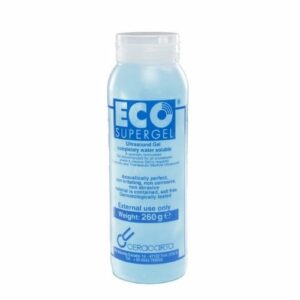 Gel azul Ecosupergel 260 cc para ecografía médica