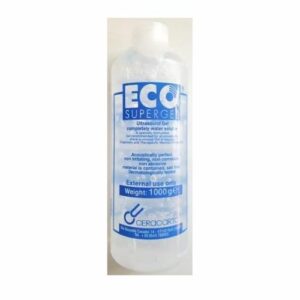 Gel de ultrasonido Ecosupergel transparente de 1000 cc para ecografía y tratamientos IPL y estética