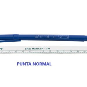 Rotulador dermatográfico quirúrgico con regla estéril, punta de 1mm y referencia 24101
