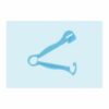 Pinza cordón umbilical desechable para ginecología