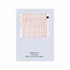 Block papel térmico Esaote modelo P8000, ref. 0992026, 80mmx70mmx315 hojas, color rojo
