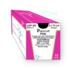 Sutura absorbible multifilamento PGA sin aguja USP 3/0 color violeta 70cm