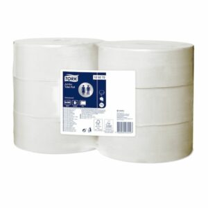 Tork papel higiénico jumbo blanco suave dos capas 360x9,4 cm caja 6 rollos referencia 120272