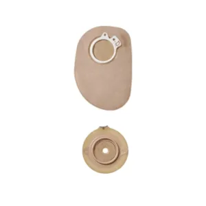 Bolsa cerrada colostomia 3 piezas convex recortable tamaño grande opaca 15-33mm