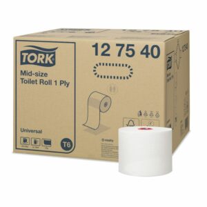 Tork rollo de papel higiénico universal blanco 135mx9,9cm, 1 capa