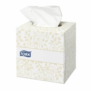 Tork pañuelos faciales extra suaves formato cubo 20x21 cm caja 30 unidades