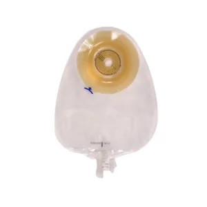 Bolsa urostomía 1 pieza Convex Light Multicanal tamaña grande, Transparente de 15-43