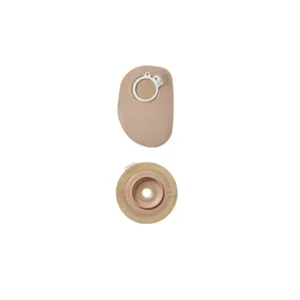 Bolsa colostomia 3 piezas opaca estampada tamaño medio para estomas 10-35mm