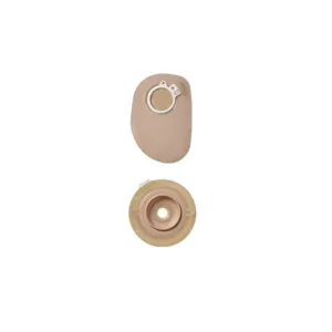 Bolsa cerrada colostomia 3 piezas convex precortado tamaño grande transparente para estoma menor 41mm