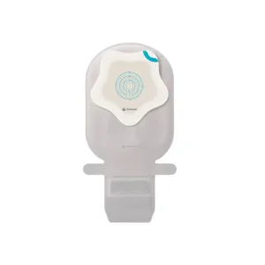 Bolsa de ostomía pediátrica de 1 pieza abierta y opaca con ventana de inspección para estomas de 0 a 35 mm