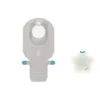 Bolsa de ostomía pediátrica 2 piezas abierta transparente para estomas de 0 a 35 mm