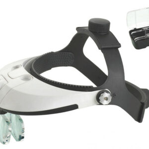 2 LED HEADBAND ILLUMINATED MAGNIFIER with 5 lens