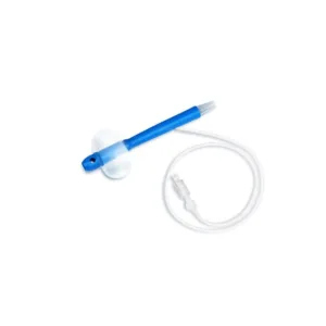Catéter rectal con balón y válvula antirretorno, punta oliva Ø16 mm, PVC libre DEHP, caja 100 unidades