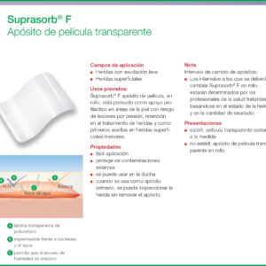 20461 Aposito Adhesivo Transparente 5x7 100uds F3