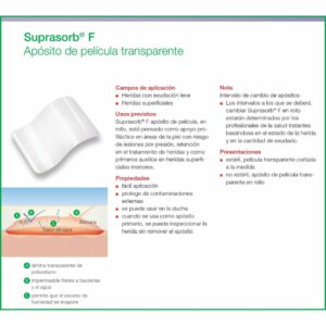 20462 Aposito Adhesivo Transparente 10x12 10uds F3
