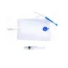 Sistema de irrigación con catéter rectal con balón de silicona y conexión en embudo sin jeringa, estéril para enemas médicos