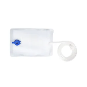 Bolsa para medio de contraste con bola de cierre y tapa selladora, incluye tubo de 180 cm con pinza reguladora