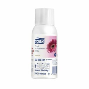 Ambientador en spray floral Tork ref 236052 para dispensador, caja con 12 unidades