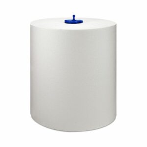 Toallas de mano extra largo en rollo blanco para dispensador Tork Matic, ref. 290059, caja de 6 unidades