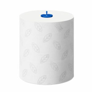 Toallas de mano blancas en rollo de 150 metros x 21 cm, dos capas, compatibles con dispensador Tork Matic con o sin sensor, referencia 290067