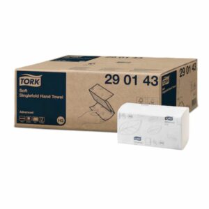 Tork Toalla de Mano Plegada en V Suave, referencia 0670021, pack de 15x250 servicios, dispensación individual