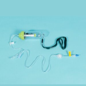 Bomba de infusión elastomérica ELASPUMP de un solo uso, 100 ml, con regulador de flujo variable de 8 velocidades (0, 2, 4, 6, 8, 10, 12, 14 ml/h), sin DEHP, referencia 093002/M3.
