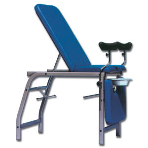 3-SECTION GYNAECOLOGICAL BED - blue