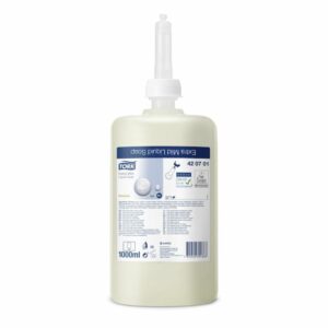 Tork Jabón Líquido Extra Suave 1000ml blanco sin perfume