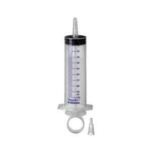 Jeringa irrigación 100 ml c/adapt. sin látex Braun | Ref. 4614003F