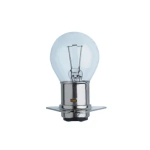 Lámpara eléctrica incandescente 6V 30W BA20D con filamento C6, 580 lúmenes, diámetro 35mm, longitud 64.5mm