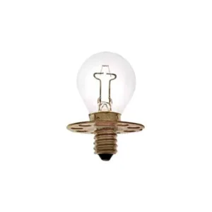 Lámpara eléctrica incandescente 6V 4.5A base P44S filamento C6 480 lúmenes diámetro 36mm longitud 64mm