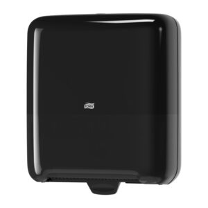 Dispensador Tork Matic negro manual sin sensor para toallas de manos
