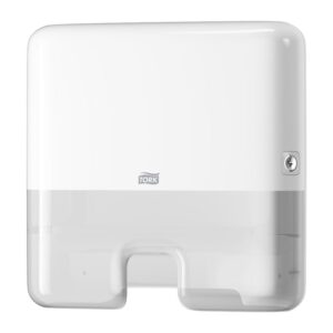 Dispensador Tork Xpress mini para toallas de mano entredobladas color blanco