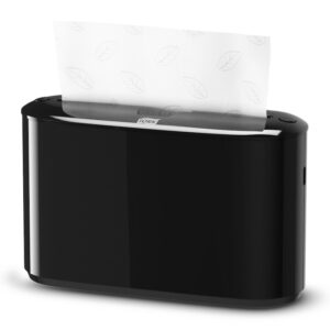 Dispensador Tork Xpress color negro para toallas de mano entrelazadas, ref 552208