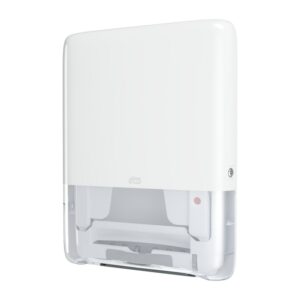 Dispensador Tork Peakserve blanco para toallas de mano en continuo