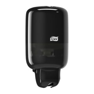 Tork dispensador mini para jabón líquido negro con sensor Intuition, medidas 206x112x114mm
