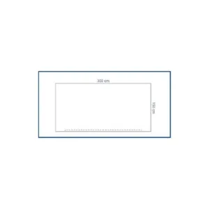 Paño aislante vertical adhesivo estéril de 300 x 150 cm para intervenciones quirúrgicas