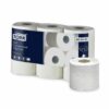 Tork papel higiénico convencional suave blanco 9.5cm x 50mts 2 capas paquete 6 unidades referencia 605487