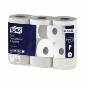 Tork papel higiénico convencional suave blanco 9,5cm x 38mts 2 capas