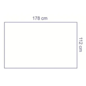Funda de montaje (set-up cover) de polietileno transparente 112 x 178 cm no estéril – Ref. 60965 – Caja de 100 unidades